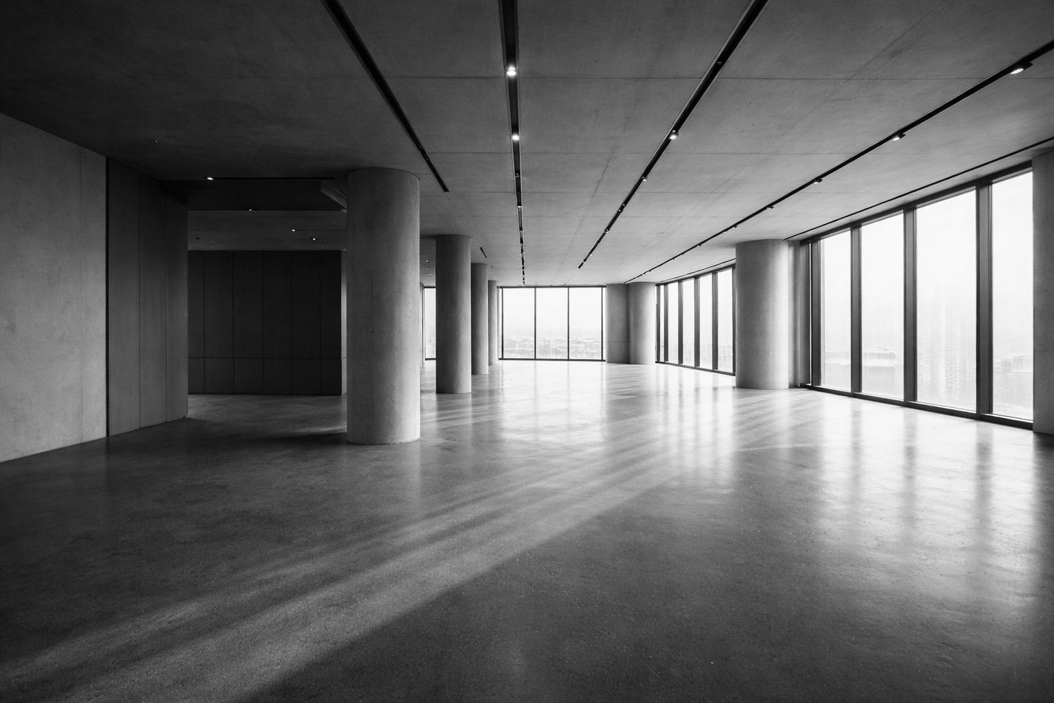 Completed office fitout interior